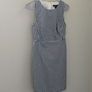 JCrew gingham shift dress